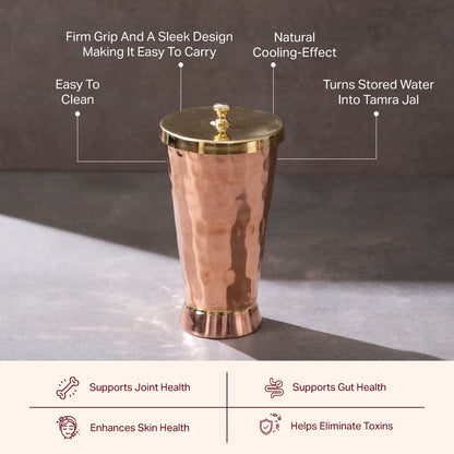 Coper Water dispenser Set